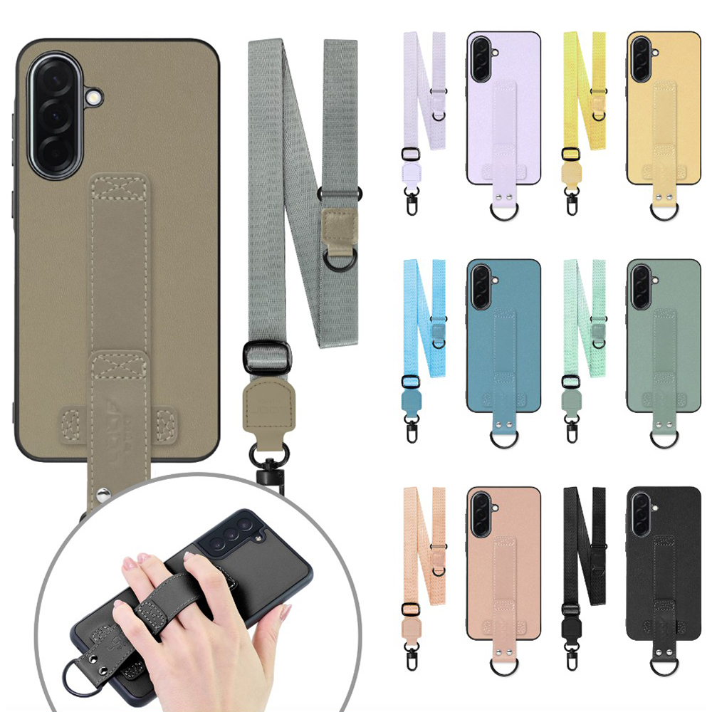 [ LOOF STRAP-SHELL (ロング+ Ver.) ] Galaxy A36 5G SC-54F スマホケース 背面 ケース カバー ハードケース ショルダーベルト  本革 [ Galaxy A36 5G ]