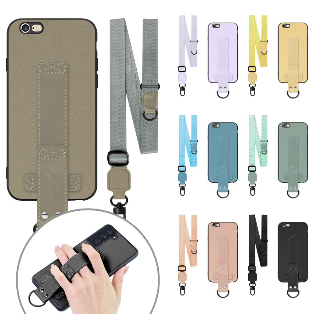 [ LOOF STRAP-SHELL (ロング+ Ver.) ] iPhone 6 / 6s iphone6 iphone6s スマホケース 背面 ケース カバー ハードケース ショルダーベルト  本革 [ iPhone 6 / 6s ]