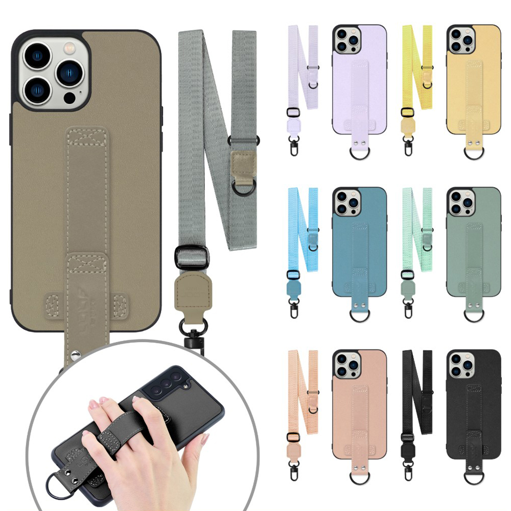[ LOOF STRAP-SHELL (ロング+ Ver.) ] iPhone 13 Pro Max iphone13promax 13promax promax プロマックス スマホケース 背面 ケース カバー ハードケース ショルダーベルト  本革 [ iPhone 13 Pro Max ]