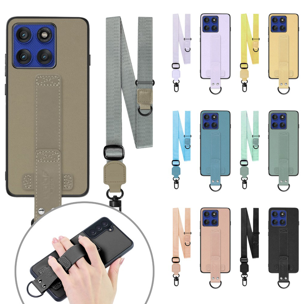 [ LOOF STRAP-SHELL (ロング+ Ver.) ] motorola edge 60 pro / 60s pro  スマホケース 背面 ケース カバー ハードケース ショルダーベルト  本革 [ motorola edge 60 pro / 60s pro ]