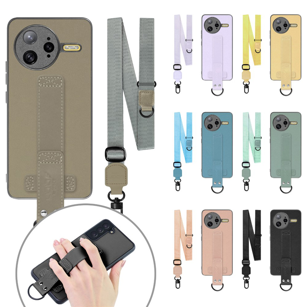 [ LOOF STRAP-SHELL (ロング+ Ver.) ] POCO F7 Ultra Xiaomi シャオミ スマホケース 背面 ケース カバー ハードケース ショルダーベルト  本革 [ POCO F7 Ultra ]
