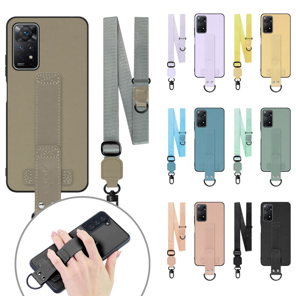 [ LOOF STRAP-SHELL (ロング+ Ver.) ] Xiaomi Redmi Note 11 Pro 5G redminote11pro5g note11pro 11pro スマホケース 背面 ケース カバー ハードケース ショルダーベルト  本革 [ Redmi Note 11 Pro 5G ]