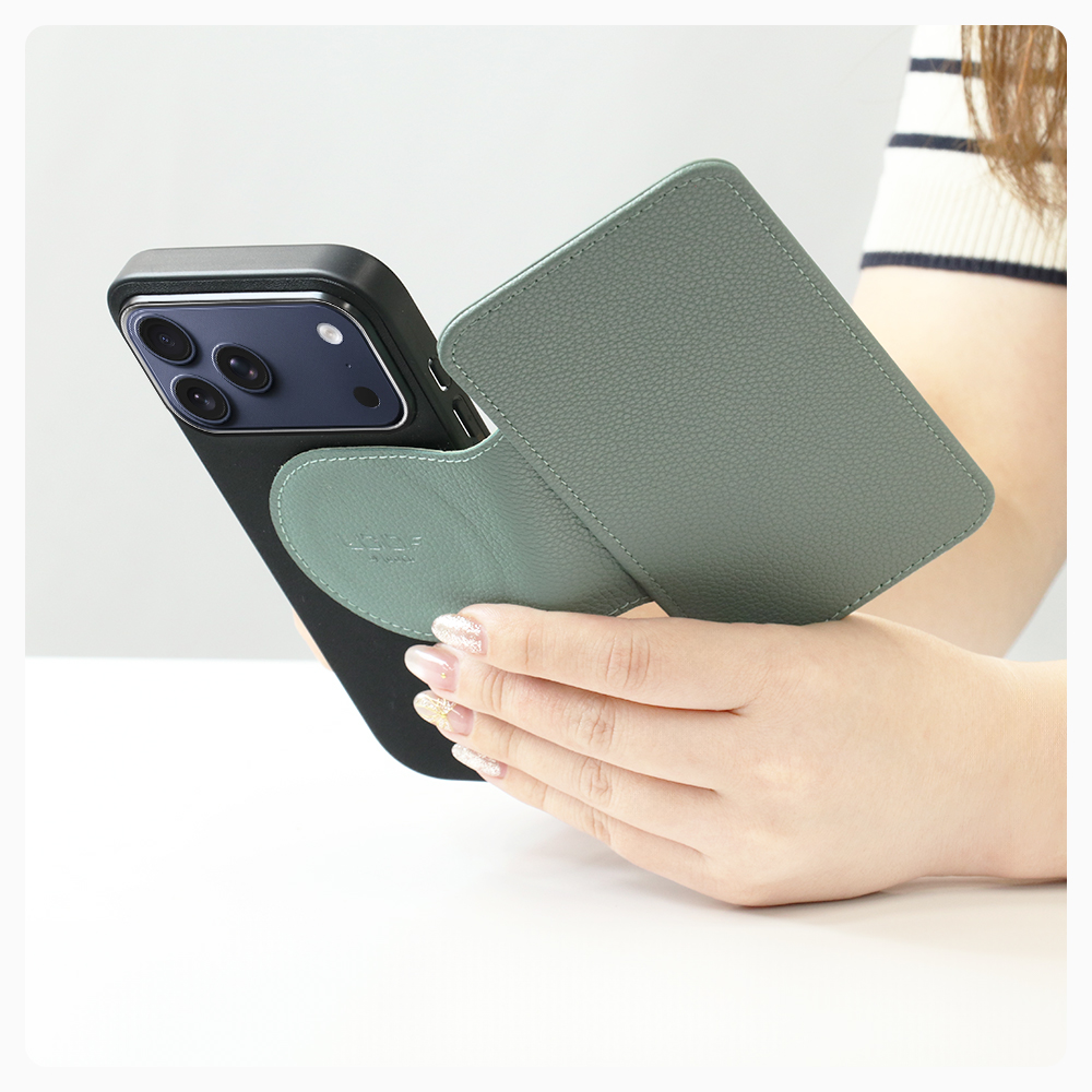 [ LOOF SLIM-BOOK Series ] iPhone 14 Pro Max iphone14promax 14promax プロマックス スマホケース ケース カバー 手帳型ケース 薄い カード収納 MagSafe対応 ワイヤレス充電 本革 [ iPhone 14 Pro Max ]