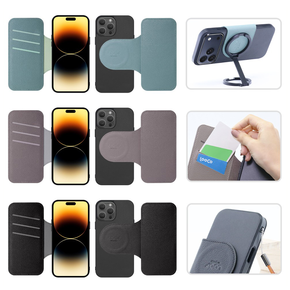 [ LOOF SLIM-BOOK Series ] iPhone 14 Pro iphone14pro 14pro プロ スマホケース ケース カバー 手帳型ケース 薄い カード収納 MagSafe対応 ワイヤレス充電 本革 [ iPhone 14 Pro ]