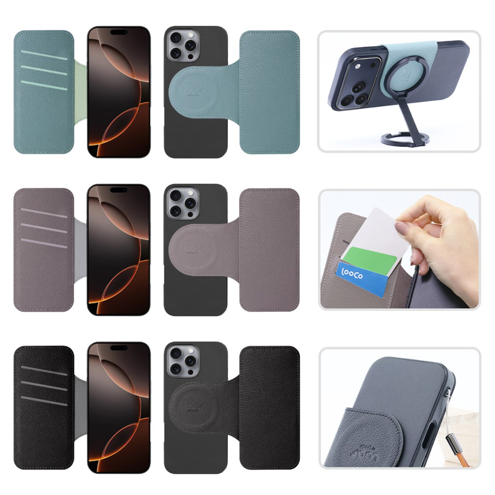 [ LOOF SLIM-BOOK Series ] iPhone 16 Pro Max iPhone16 Pro Max アイフォン16 プロ マックス スマホケース ケース カバー 手帳型ケース 薄い カード収納 MagSafe対応 ワイヤレス充電 本革 [ iPhone 16 Pro Max ]