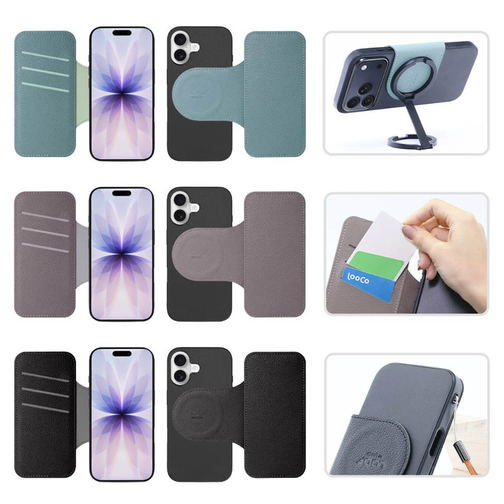 [ LOOF SLIM-BOOK Series ] iPhone 17 iPhone17 アイフォン17 iPhone 17 アイフォン 17 スマホケース ケース カバー 手帳型ケース 薄い カード収納 MagSafe対応 ワイヤレス充電 本革 [ iPhone 17 用 ]