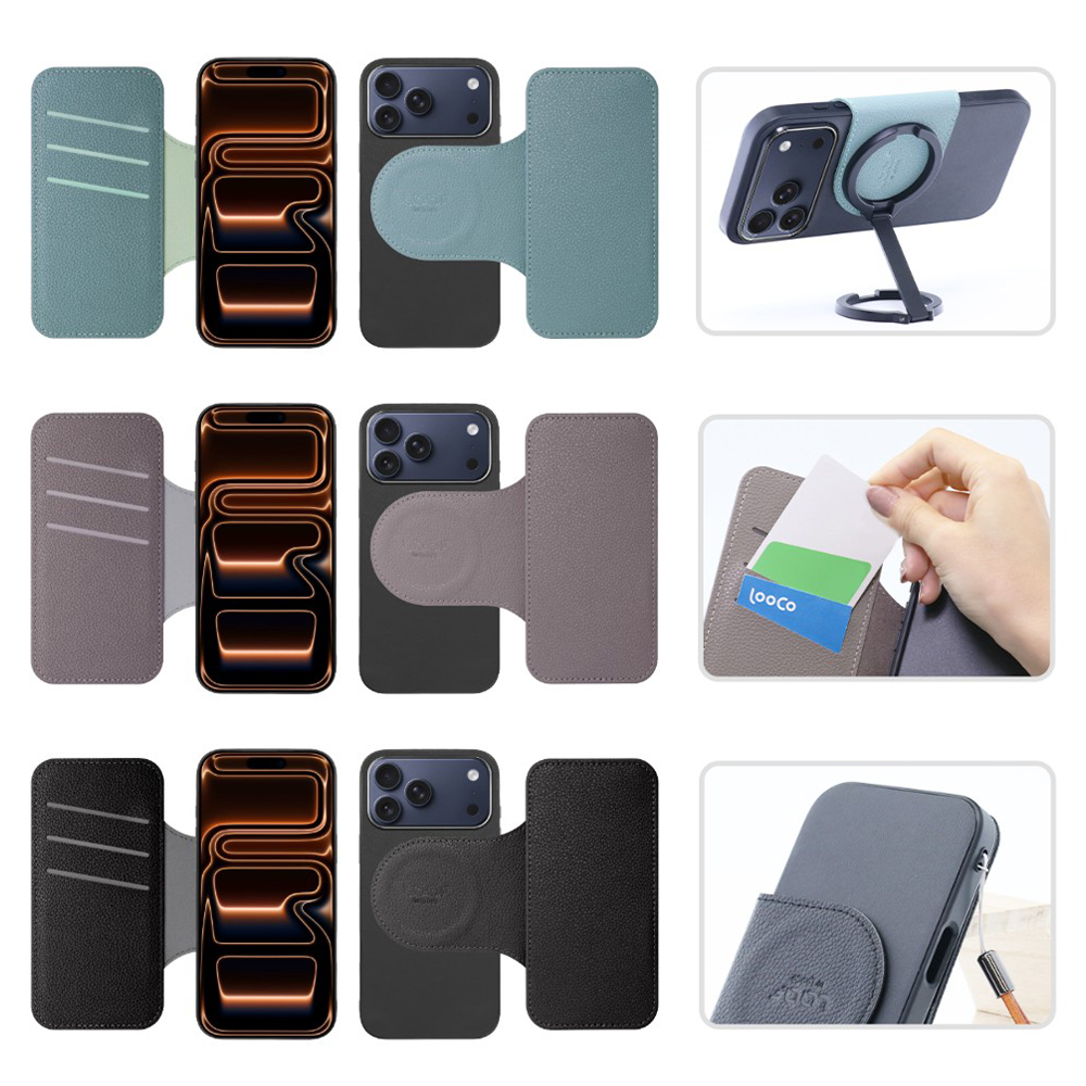 [ LOOF SLIM-BOOK Series ] iPhone 17 Pro Max iPhone17 Pro Max アイフォン17 プロ マックス スマホケース ケース カバー 手帳型ケース 薄い カード収納 MagSafe対応 ワイヤレス充電 本革 [ iPhone 17 Pro Max 用 ]