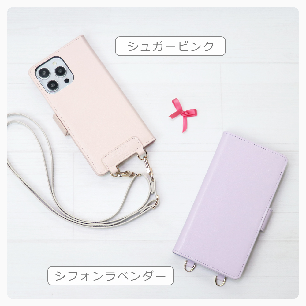 [ LOOF SWEET MIRROR Series ] ASUS Zenfone 9 zenphone9 スマホケース  ショルダー付き手帳型スマホケース ミラー付き カードポケット 本革 [ Zenfone 9 ]