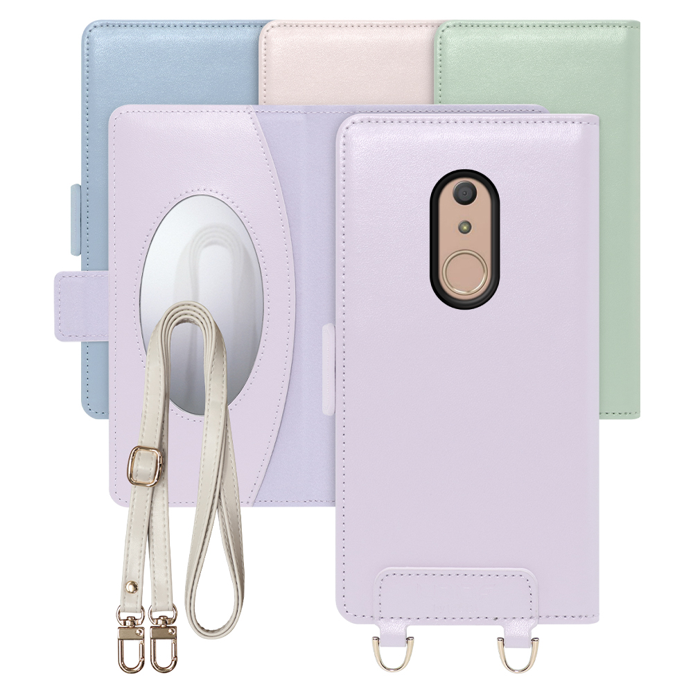 [ LOOF SWEET MIRROR Series ] arrows Be4 F-41A arrowsbe4 アローズ FUJITSU FCNT スマホケース  ショルダー付き手帳型スマホケース ミラー付き カードポケット 本革 [ arrows Be4 F-41A ]