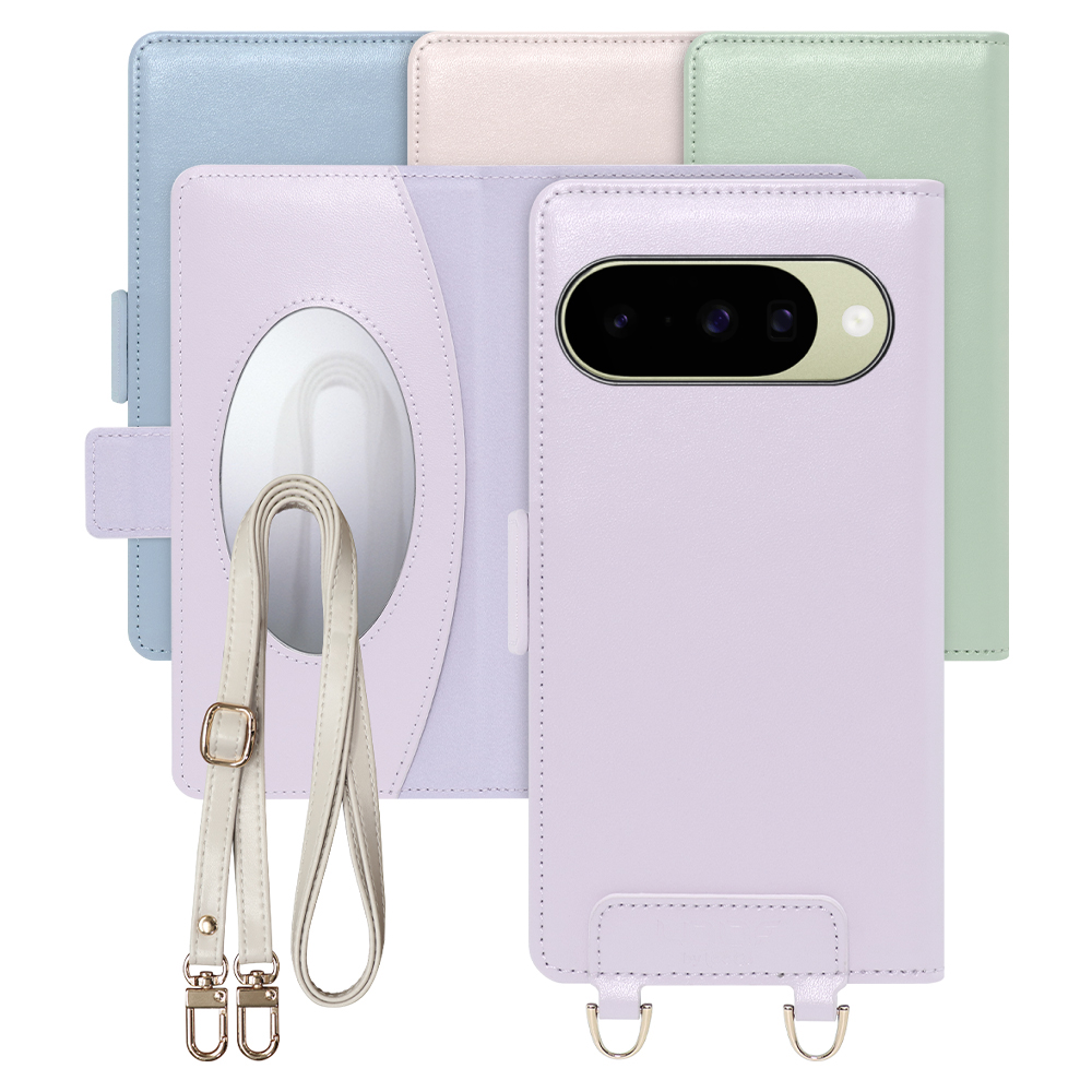 [ LOOF SWEET MIRROR Series ] Google Pixel 10 / 10 Pro Google Pixel10 Pixel10pro ピクセル10 ピクセル10プロ スマホケース  ショルダー付き手帳型スマホケース ミラー付き カードポケット 本革 [ Google Pixel 10 / 10 Pro ]