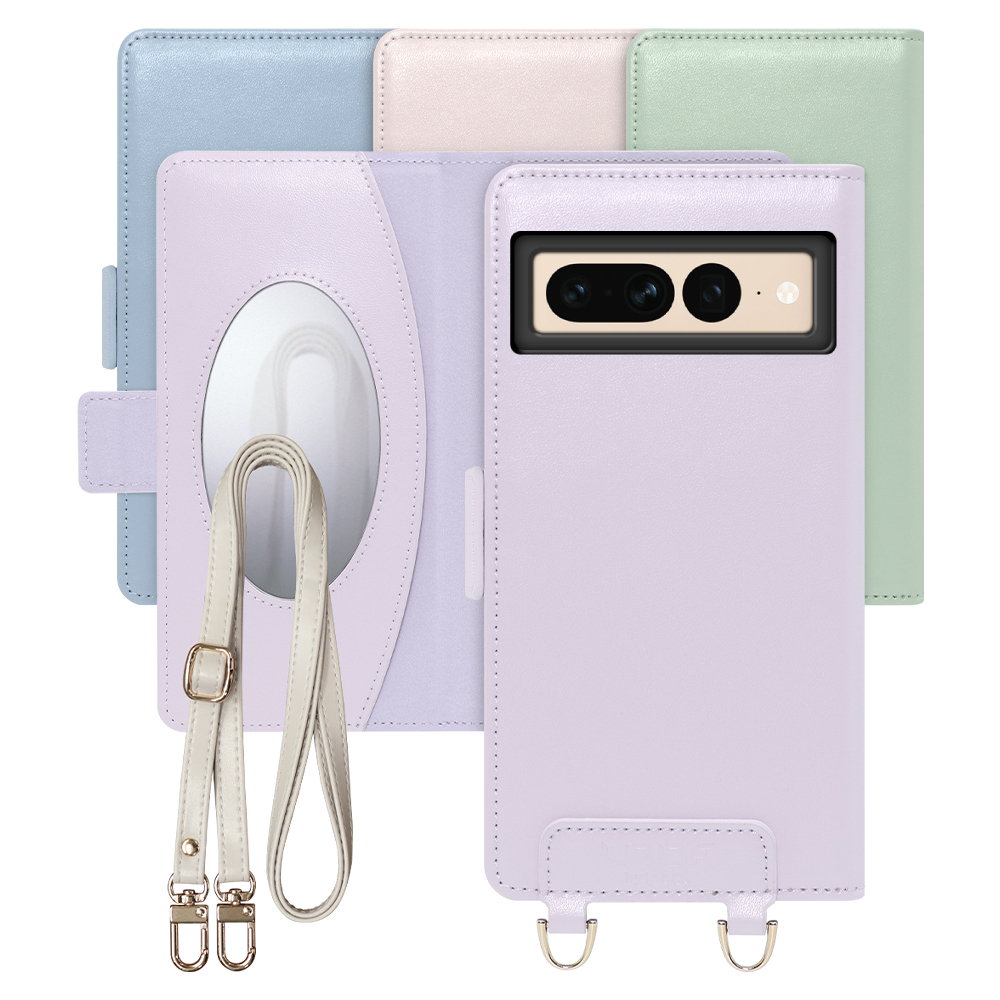 [ LOOF SWEET MIRROR Series ] Google pixel 7 Pro googlepixel7pro 7pro プロ ピクセル7pro スマホケース  ショルダー付き手帳型スマホケース ミラー付き カードポケット 本革 [ Google Pixel 7 Pro ]