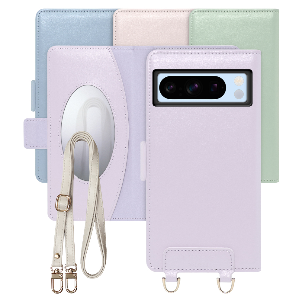 [ LOOF SWEET MIRROR Series ] Google pixel 8 Pro googlepixel8pro Pixel8 8Pro プロ ピクセル8Pro スマホケース  ショルダー付き手帳型スマホケース ミラー付き カードポケット 本革 [ Google Pixel 8 Pro ]