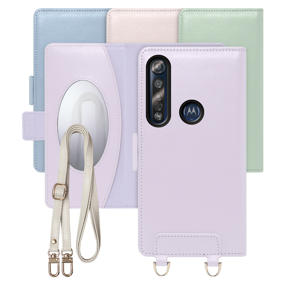 [ LOOF SWEET MIRROR Series ] motorola moto g8 plus notog8plus g8plus g8+ スマホケース  ショルダー付き手帳型スマホケース ミラー付き カードポケット 本革 [ motorola moto g8 plus ]