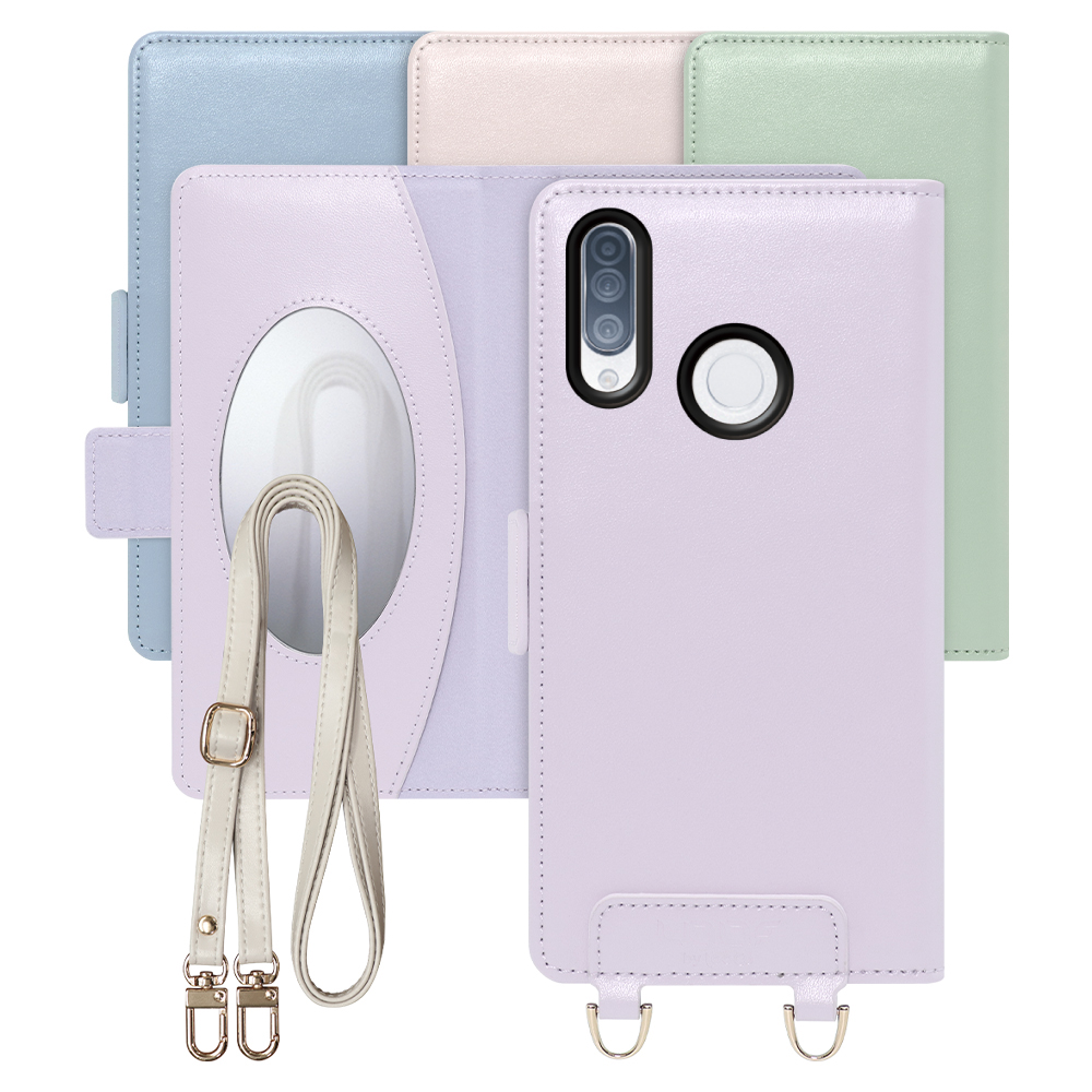 [ LOOF SWEET MIRROR Series ] TONE e20 tonee20 スマホケース  ショルダー付き手帳型スマホケース ミラー付き カードポケット 本革 [ TONE e20 ]