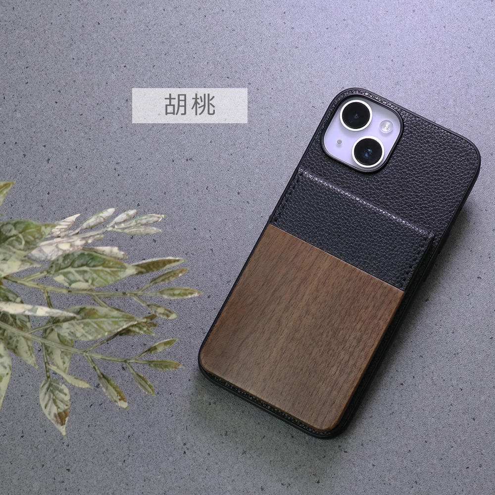 [ LOOF NATURE-SHELL ] AQUOS R11 SH-51G SH-M35 ケース 背面 カード収納 カード入れ カードポケット カバー スマホケース 天然木 本革 [ AQUOS R11 ]
