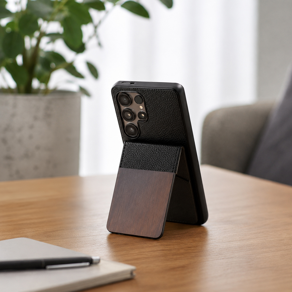 [ LOOF NATURE-SHELL ] AQUOS R11 SH-51G SH-M35 ケース 背面 カード収納 カード入れ カードポケット カバー スマホケース 天然木 本革 [ AQUOS R11 ]
