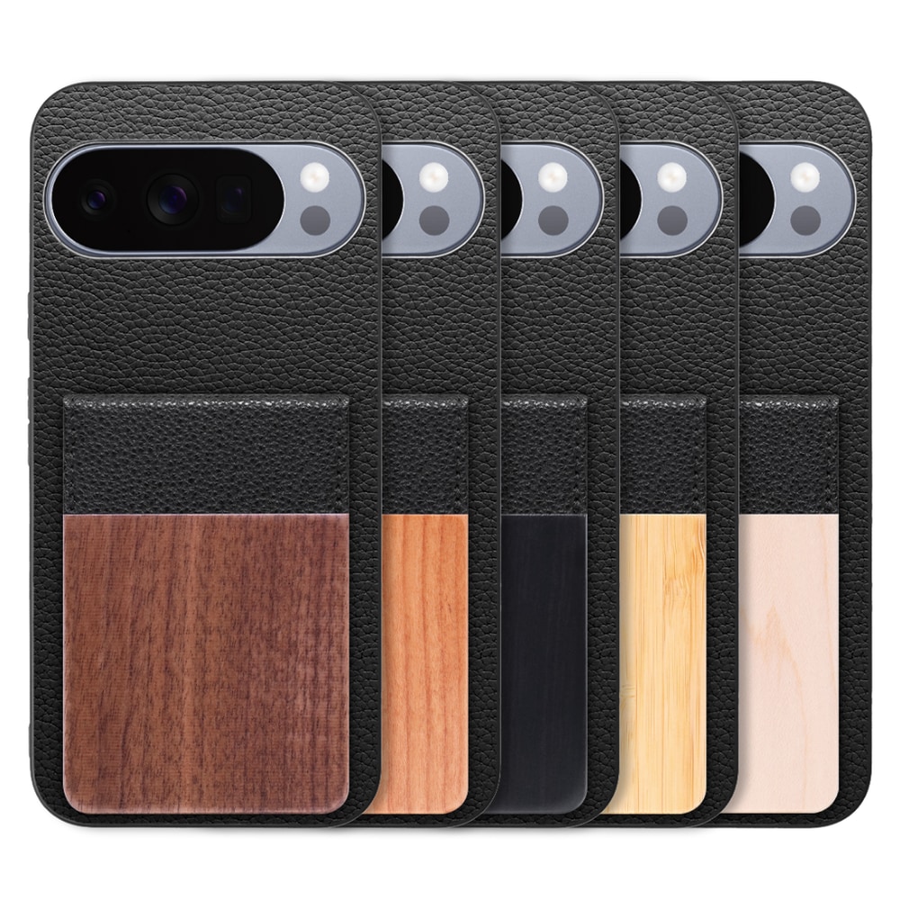 [ LOOF NATURE-SHELL ] Google Pixel 10 Pro XL Google Pixel10proxl ピクセル10プロXL ケース 背面 カード収納 カード入れ カードポケット カバー スマホケース 天然木 本革 [ Google Pixel 10 Pro XL ]