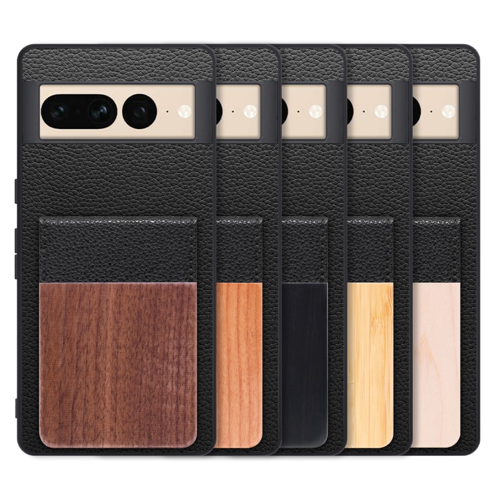 [ LOOF NATURE-SHELL ] Google pixel 7 Pro googlepixel7pro 7pro プロ ピクセル7pro ケース 背面 カード収納 カード入れ カードポケット カバー スマホケース 天然木 本革 [ Google Pixel 7 Pro ]