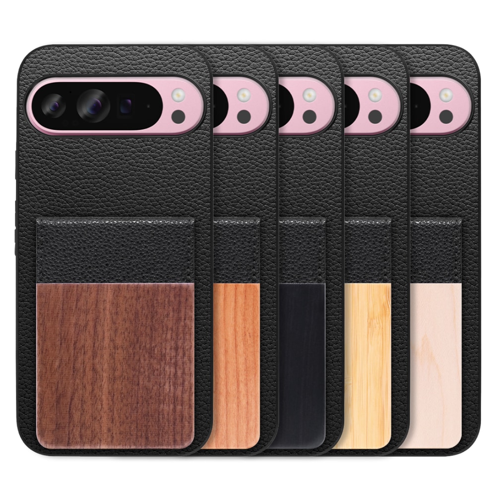 [ LOOF NATURE-SHELL ] Google Pixel 9 Pro XL Google Pixel9proxl ピクセル9プロXL ケース 背面 カード収納 カード入れ カードポケット カバー スマホケース 天然木 本革 [ Google Pixel 9 Pro XL ]