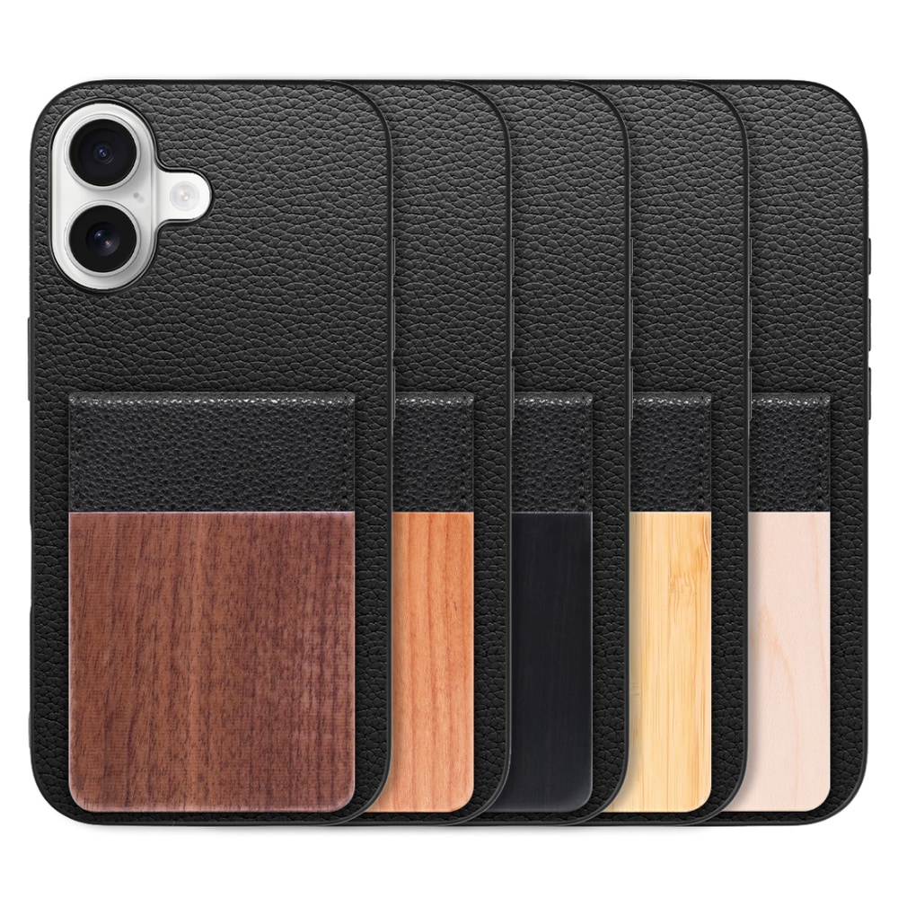 [ LOOF NATURE-SHELL ] iPhone 17 iPhone17 アイフォン17 iPhone 17 アイフォン 17 ケース 背面 カード収納 カード入れ カードポケット カバー スマホケース 天然木 本革 [ iPhone 17 用 ]