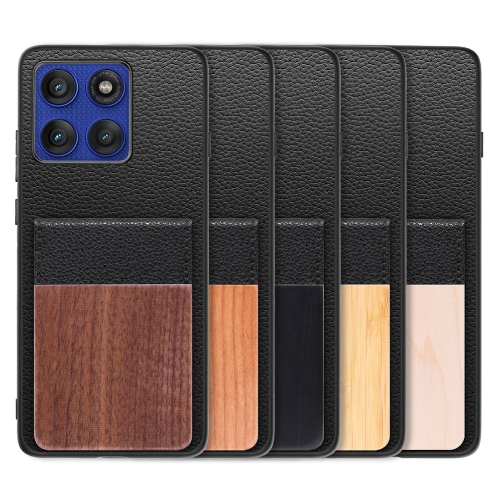 [ LOOF NATURE-SHELL ] motorola edge 60 pro / 60s pro  ケース 背面 カード収納 カード入れ カードポケット カバー スマホケース 天然木 本革 [ motorola edge 60 pro / 60s pro ]