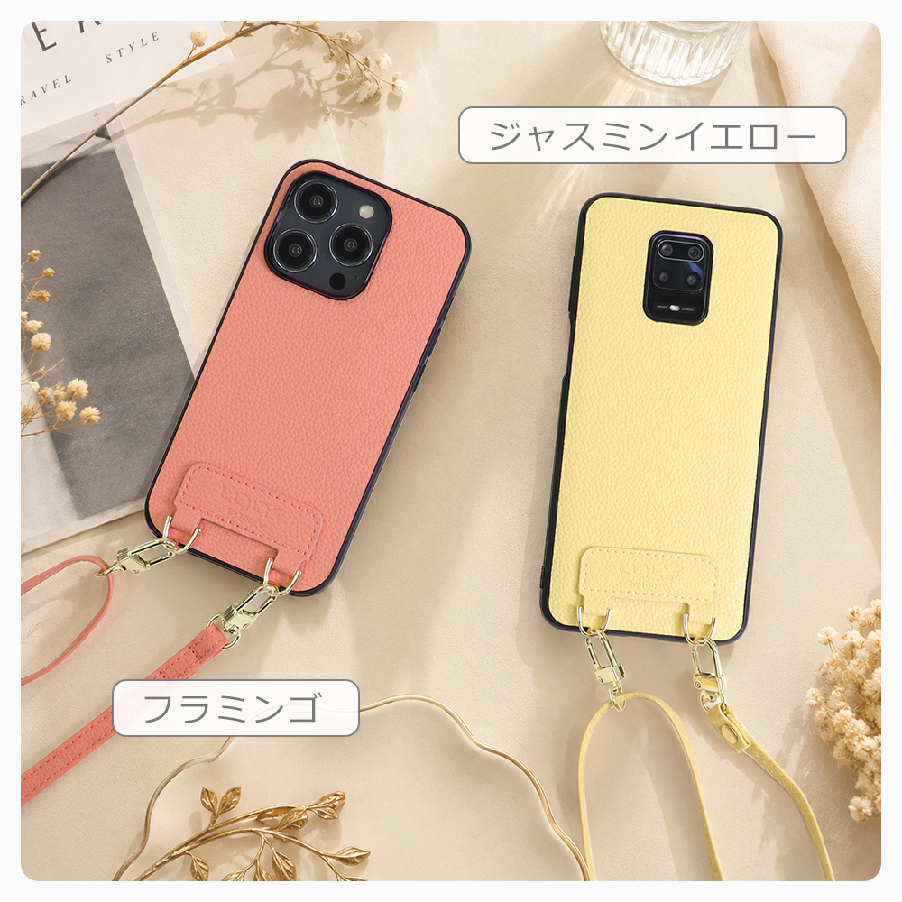 [ LOOF LUXURY-SHELL SHOULDER ] Xperia 10 VI  ショルダーストラップ付き シンプルでスマート 本革 シェル型ケース ショルダー ストラップ スマホショルダー [ Xperia 10 VI ]