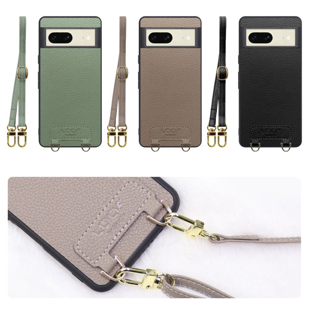 [ LOOF LUXURY-SHELL SHOULDER ] Google pixel 7 googlepixel7 pixel7 ピクセル7 ショルダーストラップ付き シンプルでスマート 本革 シェル型ケース ショルダー ストラップ スマホショルダー [ Google Pixel 7 ]
