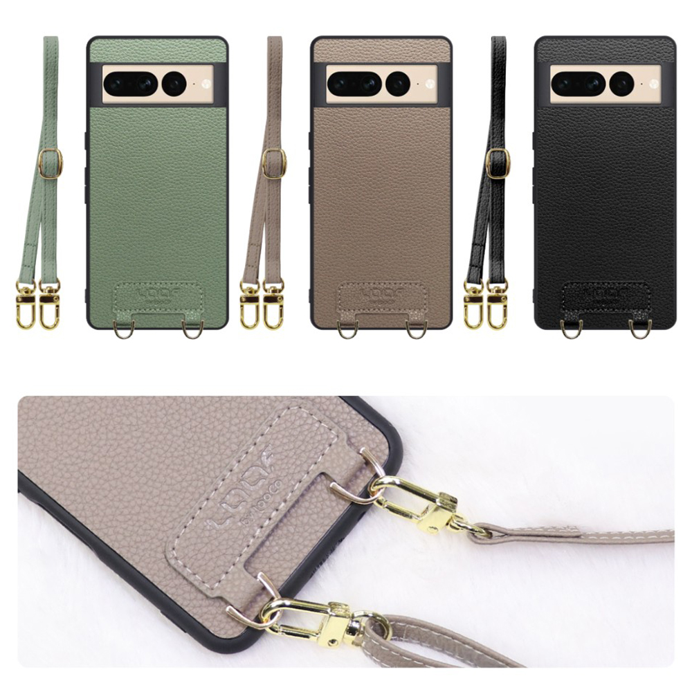 [ LOOF LUXURY-SHELL SHOULDER ] Google pixel 7 Pro googlepixel7pro 7pro プロ ピクセル7pro ショルダーストラップ付き シンプルでスマート 本革 シェル型ケース ショルダー ストラップ スマホショルダー [ Google Pixel 7 Pro ]