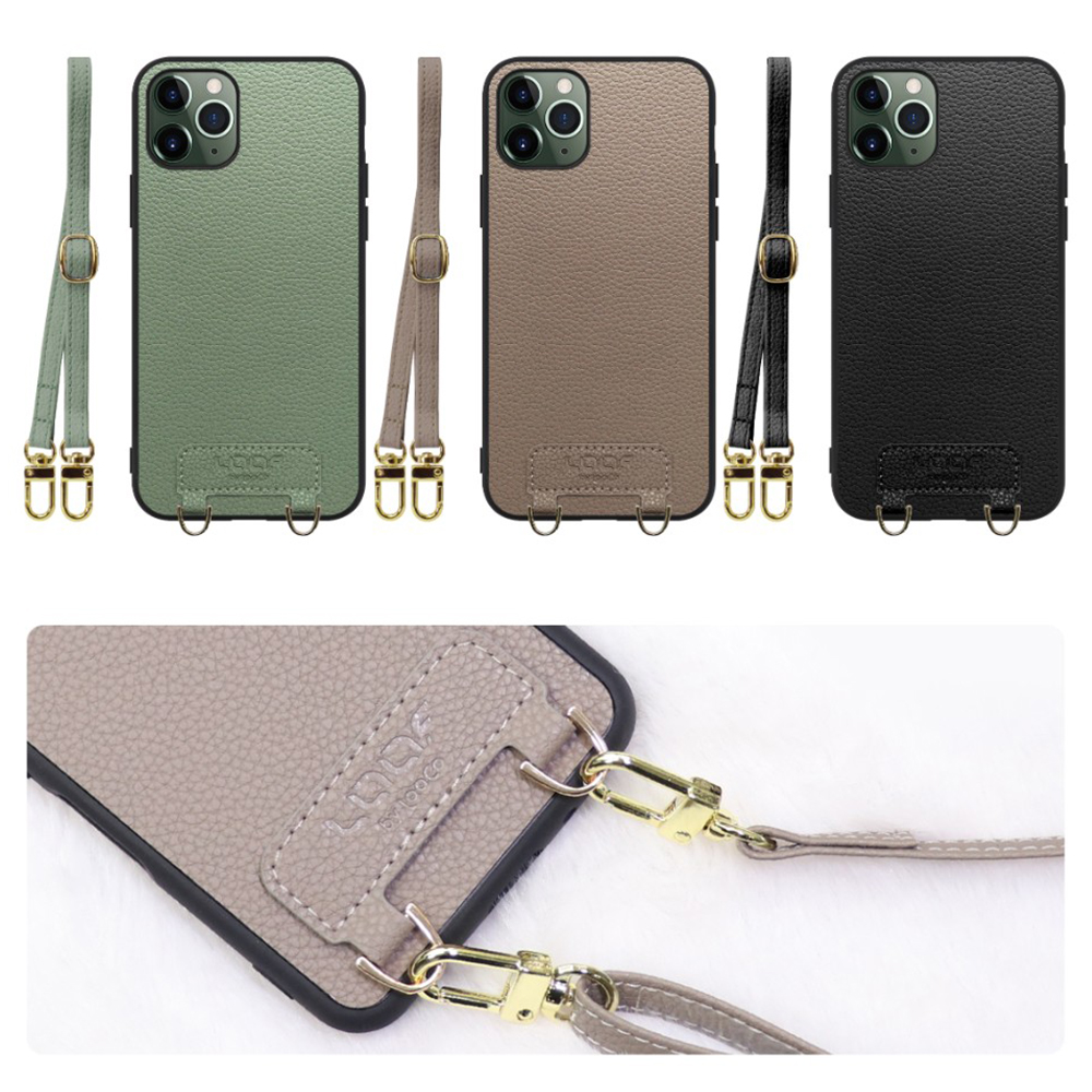 [ LOOF LUXURY-SHELL SHOULDER ] iPhone 11 Pro iPhone11pro 11pro ショルダーストラップ付き シンプルでスマート 本革 シェル型ケース ショルダー ストラップ スマホショルダー [ iPhone 11 Pro ]