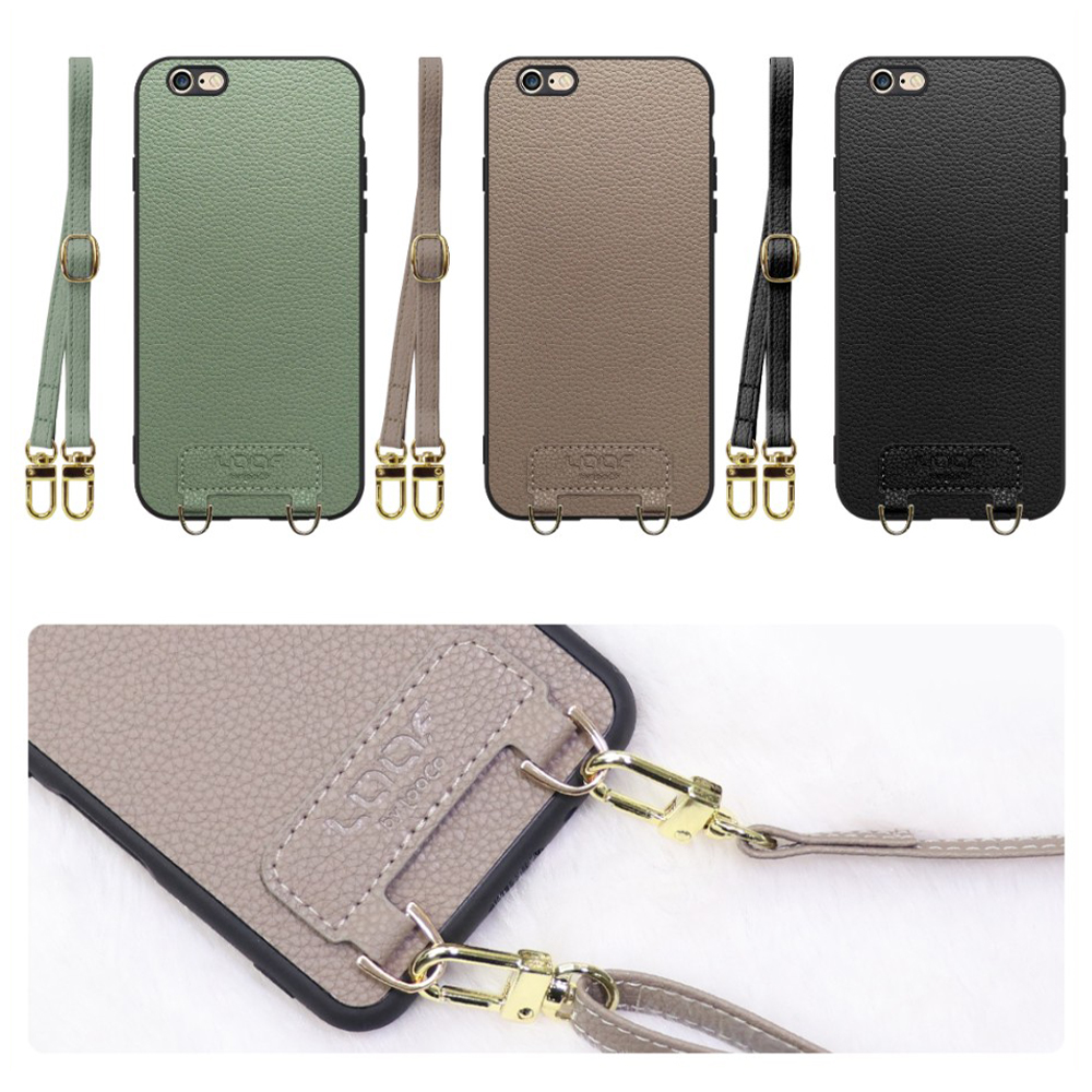 [ LOOF LUXURY-SHELL SHOULDER ] iPhone 6 / 6s iphone6 iphone6s ショルダーストラップ付き シンプルでスマート 本革 シェル型ケース ショルダー ストラップ スマホショルダー [ iPhone 6 / 6s ]