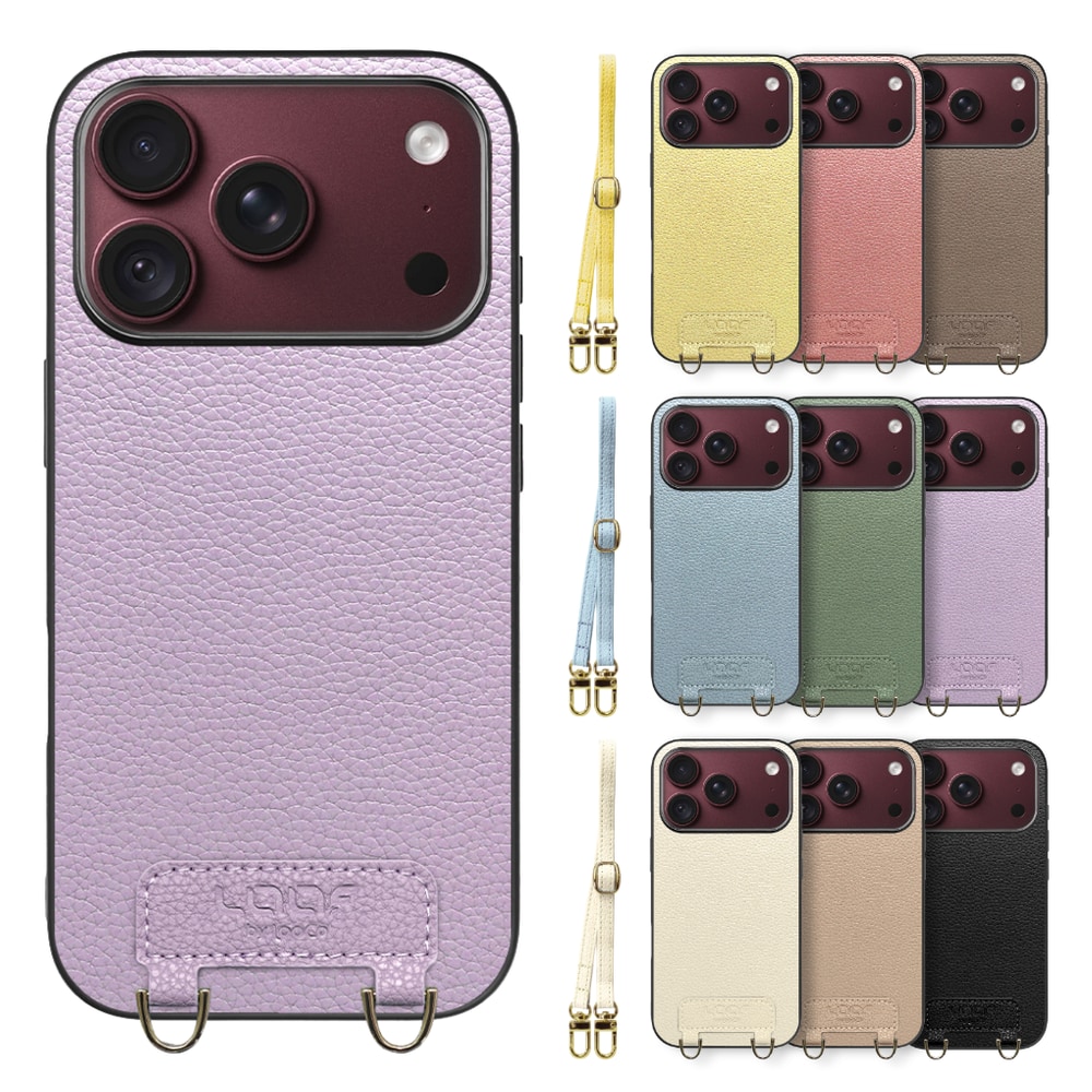 [ LOOF LUXURY-SHELL SHOULDER ] iPhone 18 Pro iPhone18 Pro アイフォン18 プロ ショルダーストラップ付き シンプルでスマート 本革 シェル型ケース ショルダー ストラップ スマホショルダー [ iPhone 18 Pro ]