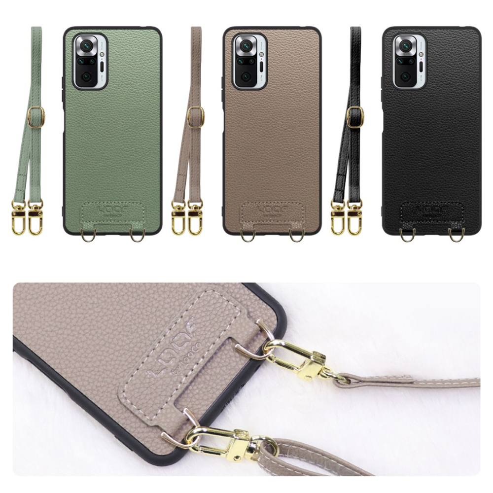 [ LOOF LUXURY-SHELL SHOULDER ] Xiaomi Redmi Note 10 Pro redminote10pro note10pro redminote 10pro ショルダーストラップ付き シンプルでスマート 本革 シェル型ケース ショルダー ストラップ スマホショルダー [ Redmi Note 10 Pro ]