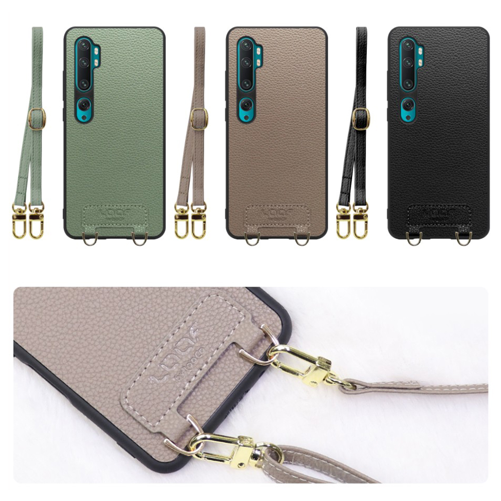 [ LOOF LUXURY-SHELL SHOULDER ] Xiaomi Mi Note 10 / Mi Note 10 Pro minote10 minote10pro 10pro ショルダーストラップ付き シンプルでスマート 本革 シェル型ケース ショルダー ストラップ スマホショルダー [ Mi Note 10 / Mi Note 10 Pro ]