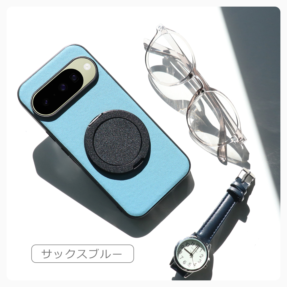 [ LOOF RING-SHELL (シンプル Ver.) ] iPhone 13 Pro iphone13pro 13pro プロ スマホケース 背面 ケース カバー ハードケース スマホリング リング付き 本革 ストラップホール [ iPhone 13 Pro ]