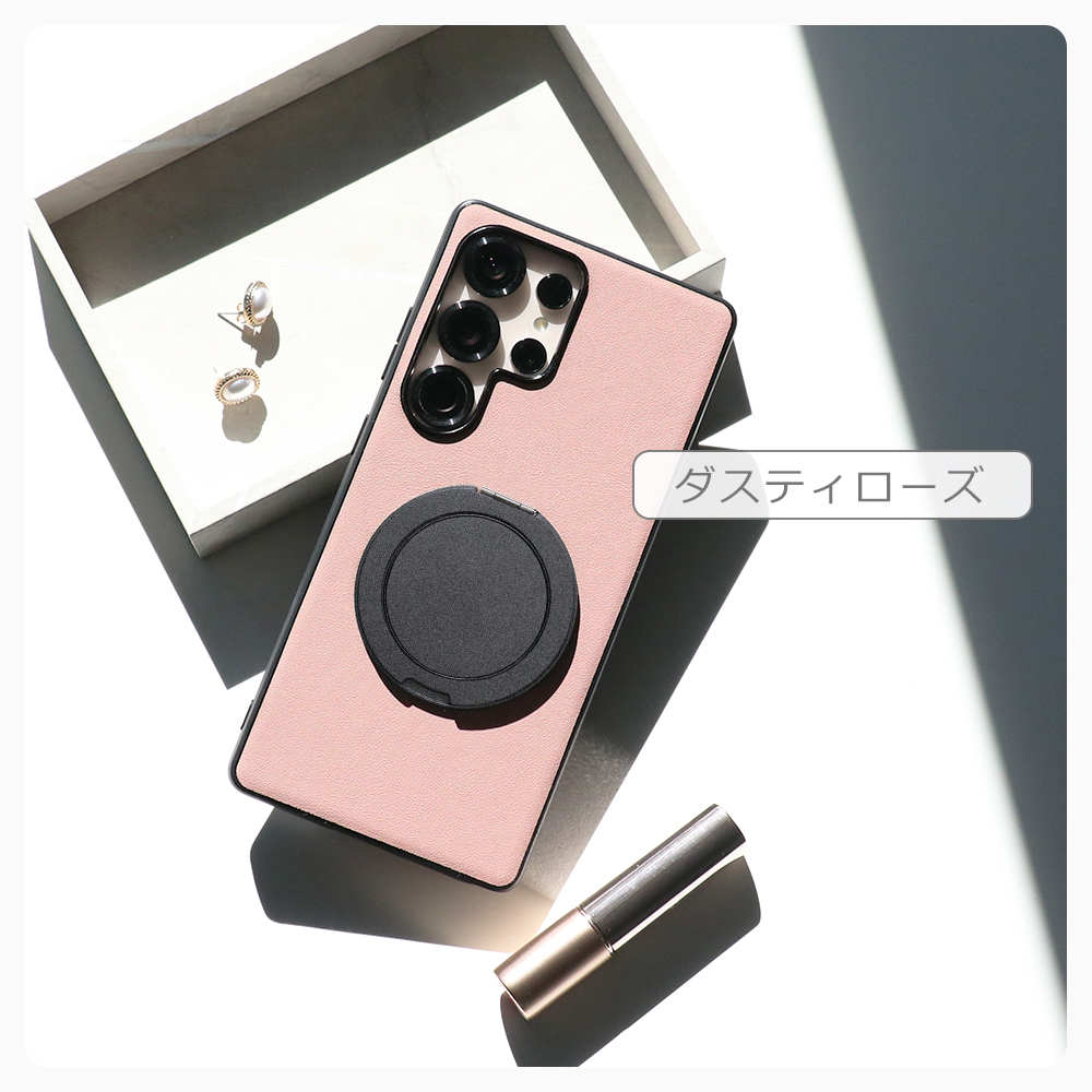 [ LOOF RING-SHELL (シンプル Ver.) ] iPhone 13 Pro iphone13pro 13pro プロ スマホケース 背面 ケース カバー ハードケース スマホリング リング付き 本革 ストラップホール [ iPhone 13 Pro ]