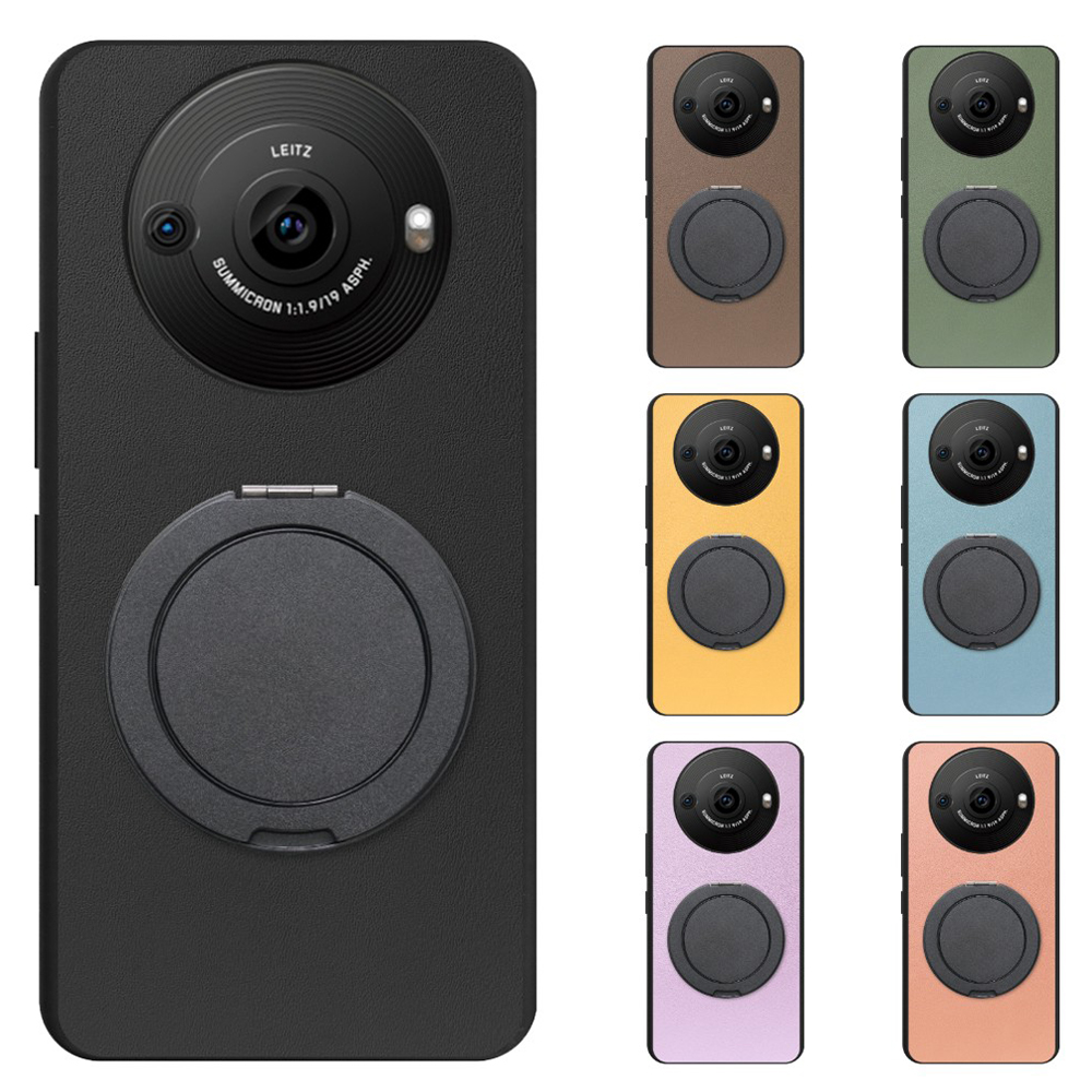 [ LOOF RING-SHELL (シンプル Ver.) ] AQUOS R8 pro SH-51D R8pro AQUOSR8pro スマホケース 背面 ケース カバー ハードケース スマホリング リング付き 本革 ストラップホール [ AQUOS R8 pro ]