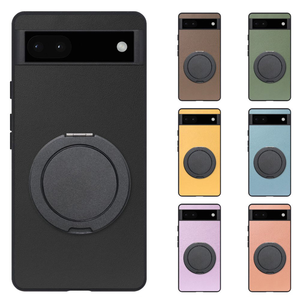 [ LOOF RING-SHELL (シンプル Ver.) ] Google Pixel 6a googlepixel6a pixel6a スマホケース 背面 ケース カバー ハードケース スマホリング リング付き 本革 ストラップホール [ Google Pixel 6a ]