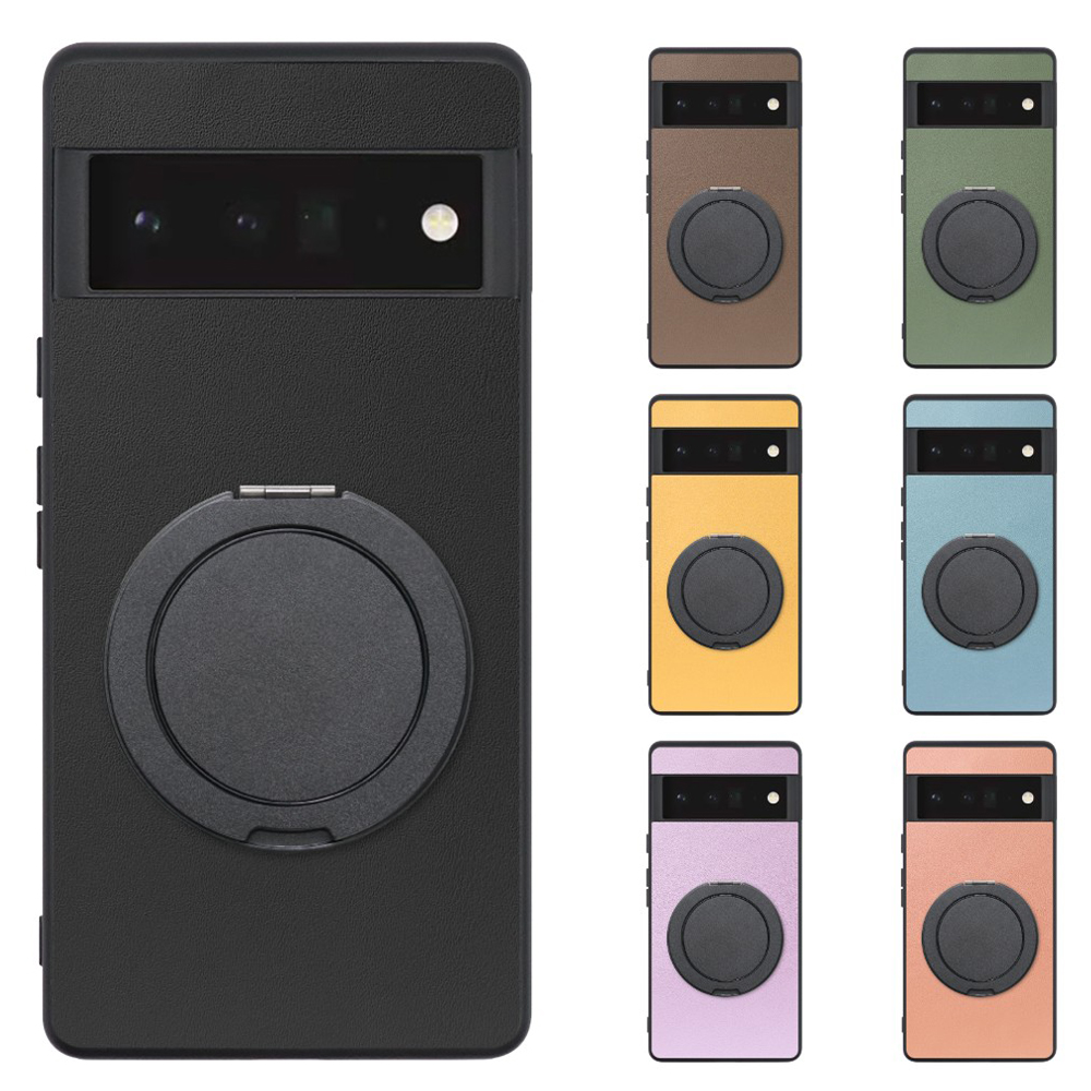 [ LOOF RING-SHELL (シンプル Ver.) ] Google Pixel 6 Pro Googlepixel6pro 6pro プロ ピクセル6pro スマホケース 背面 ケース カバー ハードケース スマホリング リング付き 本革 ストラップホール [ Google Pixel 6 Pro ]