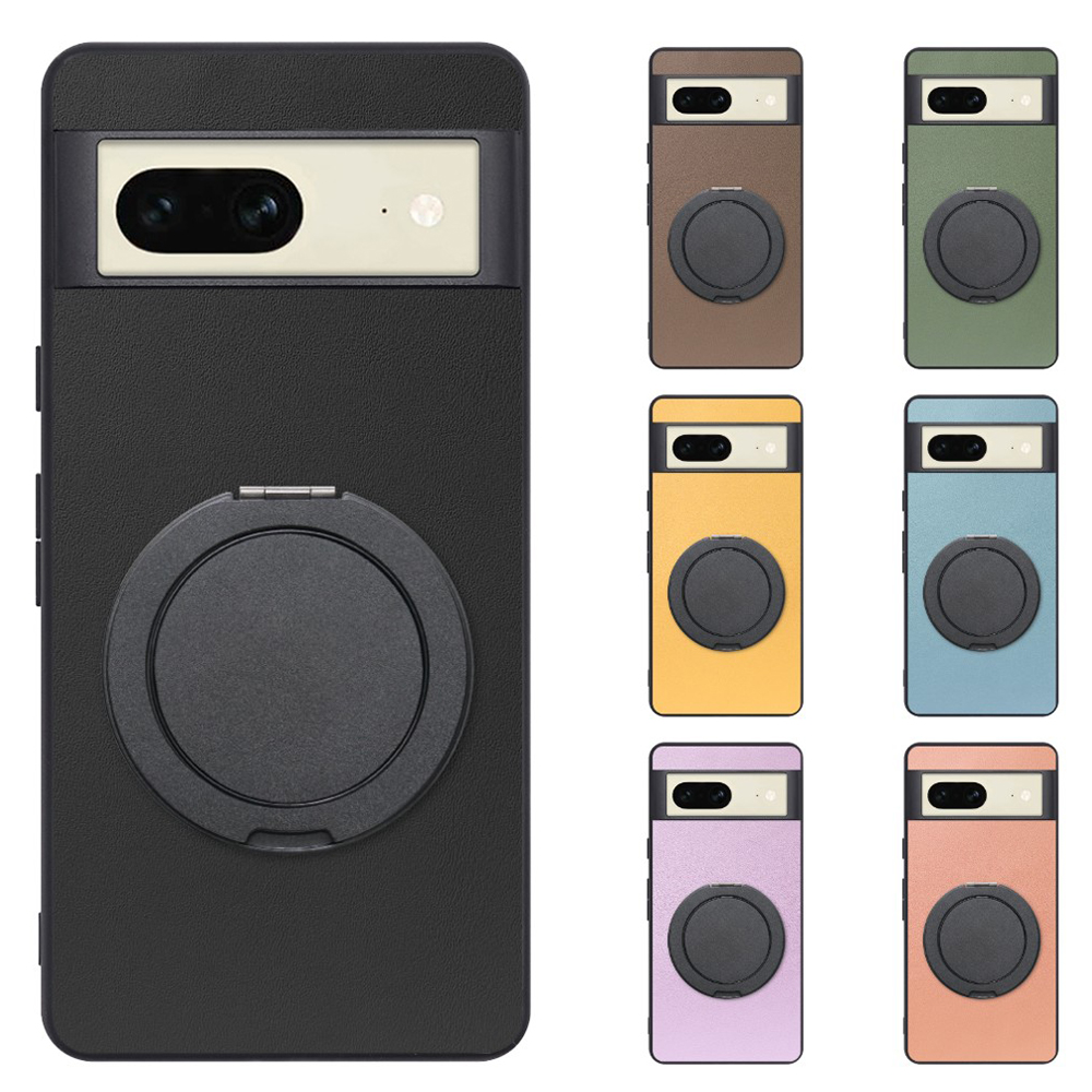 [ LOOF RING-SHELL (シンプル Ver.) ] Google pixel 7 googlepixel7 pixel7 ピクセル7 スマホケース 背面 ケース カバー ハードケース スマホリング リング付き 本革 ストラップホール [ Google Pixel 7 ]