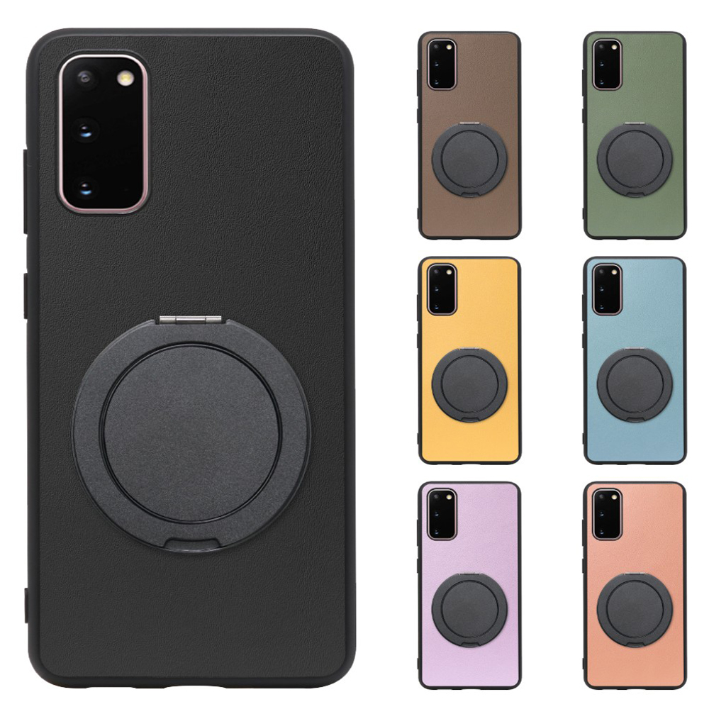 [ LOOF RING-SHELL (シンプル Ver.) ] Galaxy S20 5G SC-51A / SCG01 s205g スマホケース 背面 ケース カバー ハードケース スマホリング リング付き 本革 ストラップホール [ Galaxy S20 5G ]