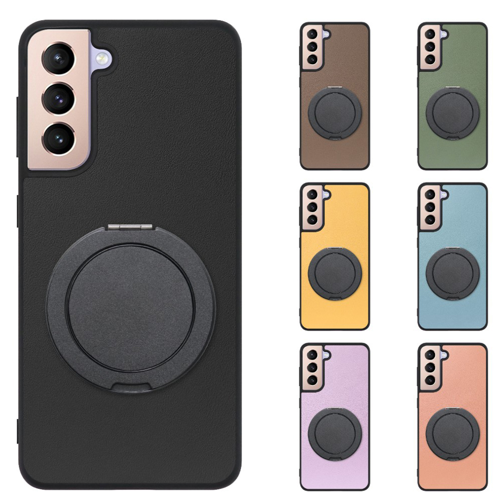 [ LOOF RING-SHELL (シンプル Ver.) ] Galaxy S21+ 5G SCG10 s21plus s21 plus s21plus5g s21+5g スマホケース 背面 ケース カバー ハードケース スマホリング リング付き 本革 ストラップホール [ Galaxy S21+ 5G ]