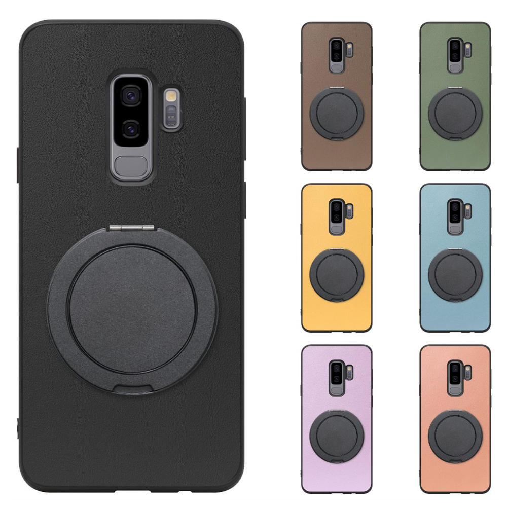 [ LOOF RING-SHELL (シンプル Ver.) ] Galaxy S9+ SC-03K / SCV39 s9plus s9 Plus スマホケース 背面 ケース カバー ハードケース スマホリング リング付き 本革 ストラップホール [ Galaxy S9+ ]