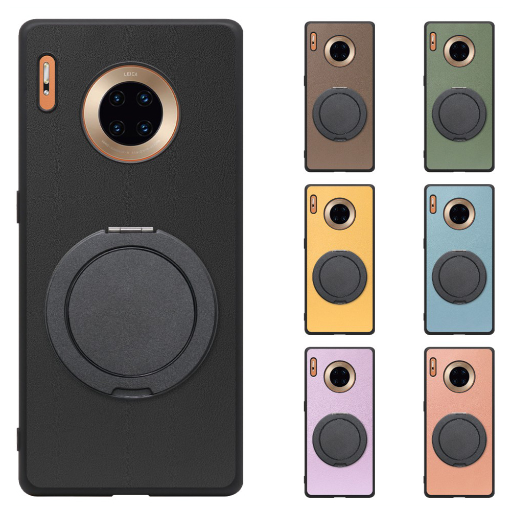 [ LOOF RING-SHELL (シンプル Ver.) ] HUAWEI Mate 30 Pro 5G mate30pro5g mate30 30pro プロ スマホケース 背面 ケース カバー ハードケース スマホリング リング付き 本革 ストラップホール [ HUAWEI Mate 30 Pro 5G ]