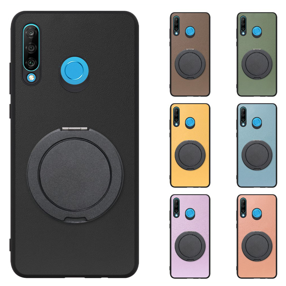 [ LOOF RING-SHELL (シンプル Ver.) ] HUAWEI P30 lite / P30 lite Premium p30lite p30litepremium スマホケース 背面 ケース カバー ハードケース スマホリング リング付き 本革 ストラップホール [ HUAWEI P30 lite / lite Premium ]