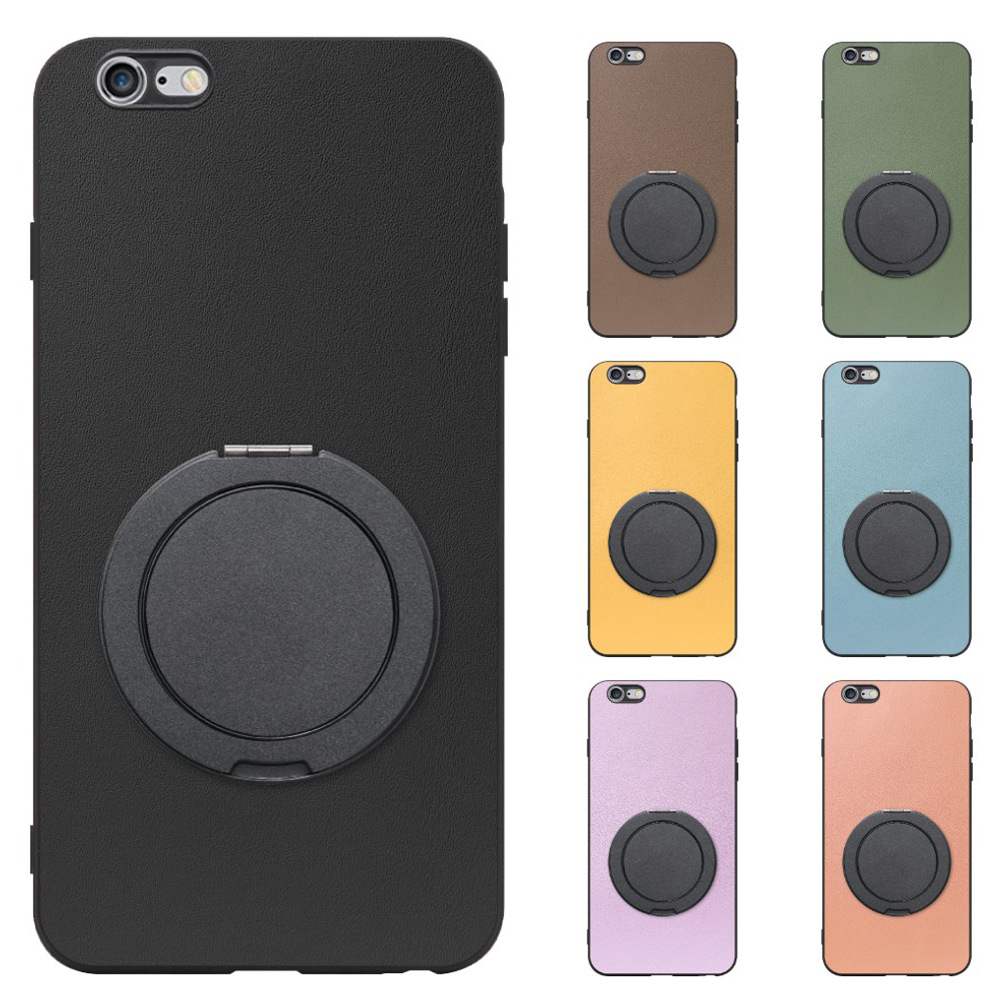 [ LOOF RING-SHELL (シンプル Ver.) ] iPhone 6 Plus / 6s Plus iphone6plus iphone6splus 6plus 6splus スマホケース 背面 ケース カバー ハードケース スマホリング リング付き 本革 ストラップホール [ iPhone 6 Plus / 6s Plus ]