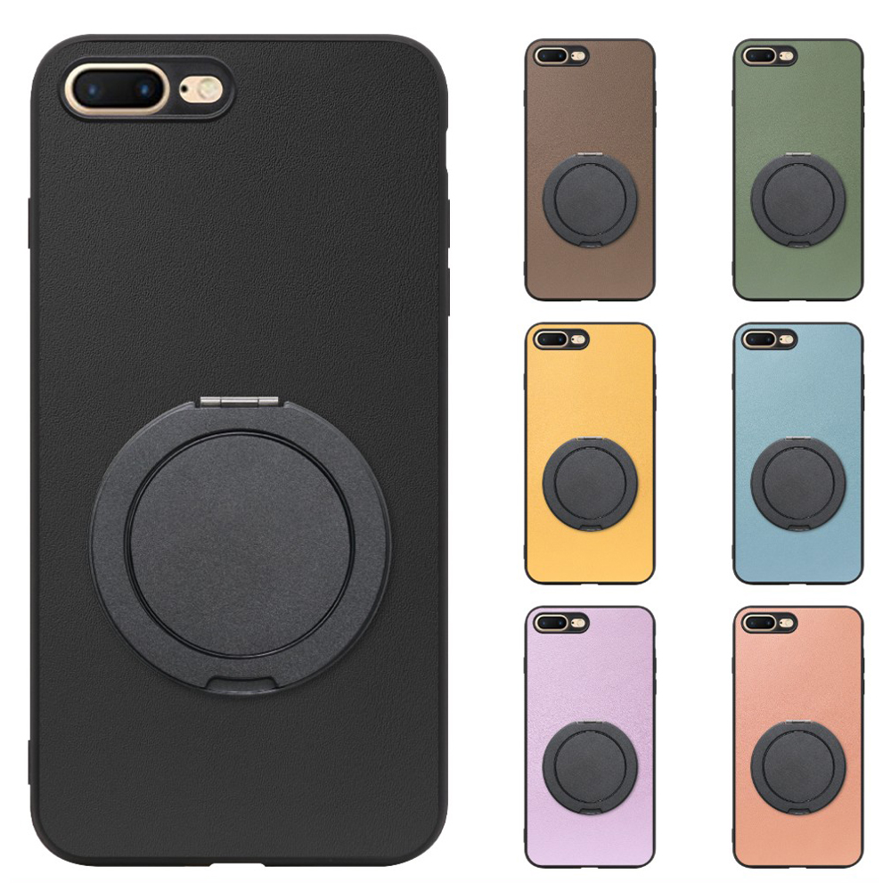 [ LOOF RING-SHELL (シンプル Ver.) ] iPhone 7 Plus / 8 Plus iphone7plus iphone8plus 7plus 8plus スマホケース 背面 ケース カバー ハードケース スマホリング リング付き 本革 ストラップホール [ iPhone 7 Plus / 8 Plus ]