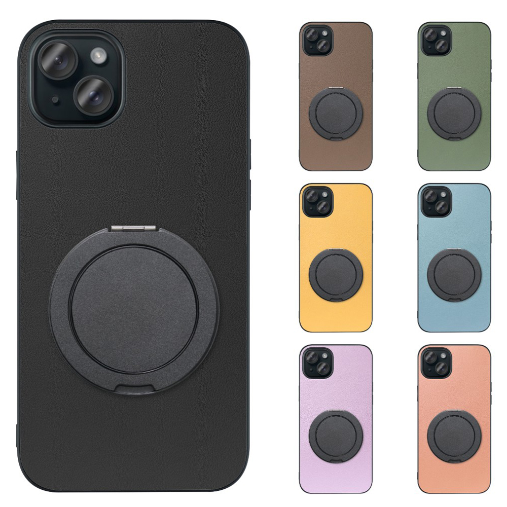 [ LOOF RING-SHELL (シンプル Ver.) ] iPhone 15 Plus iPhone15 Plus アイフォン15 プラス iPhone 15 Plus 15Plus アイフォン 15 スマホケース 背面 ケース カバー ハードケース スマホリング リング付き 本革 ストラップホール [ iPhone 15 Plus ]