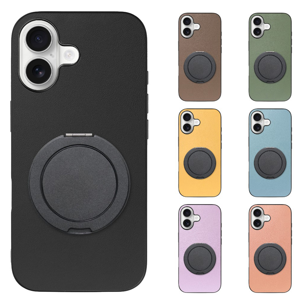 [ LOOF RING-SHELL (シンプル Ver.) ] iPhone 17 iPhone17 アイフォン17 iPhone 17 アイフォン 17 スマホケース 背面 ケース カバー ハードケース スマホリング リング付き 本革 ストラップホール [ iPhone 17 用 ]