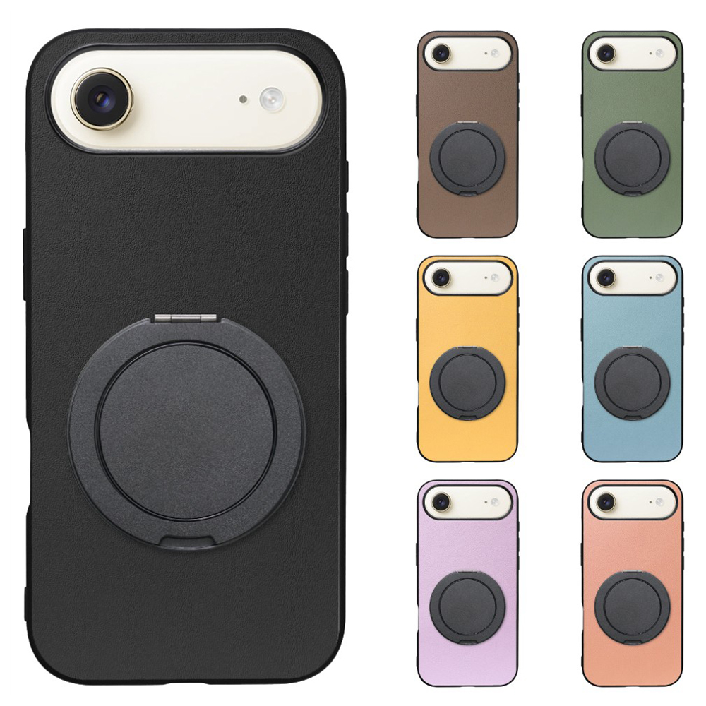 [ LOOF RING-SHELL (シンプル Ver.) ] iPhone Air iPhone Air アイフォン エア iPhoneAir スマホケース 背面 ケース カバー ハードケース スマホリング リング付き 本革 ストラップホール [ iPhone Air 用 ]