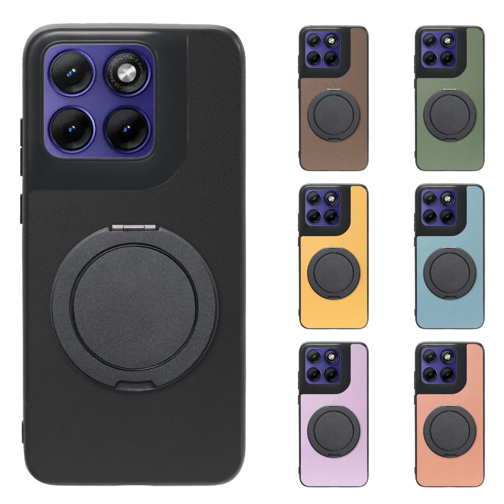 [ LOOF RING-SHELL (シンプル Ver.) ] motorola edge 70 fusion  スマホケース 背面 ケース カバー ハードケース スマホリング リング付き 本革 ストラップホール [ motorola edge 70 fusion ]